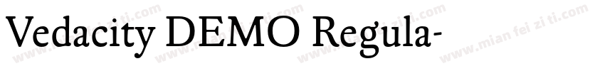 Vedacity DEMO Regula字体转换